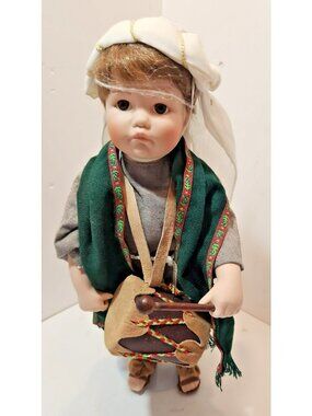 Ashton-Drake Galleries The Little Drummer Boy Wind Up Musical Porcelain Doll '94
